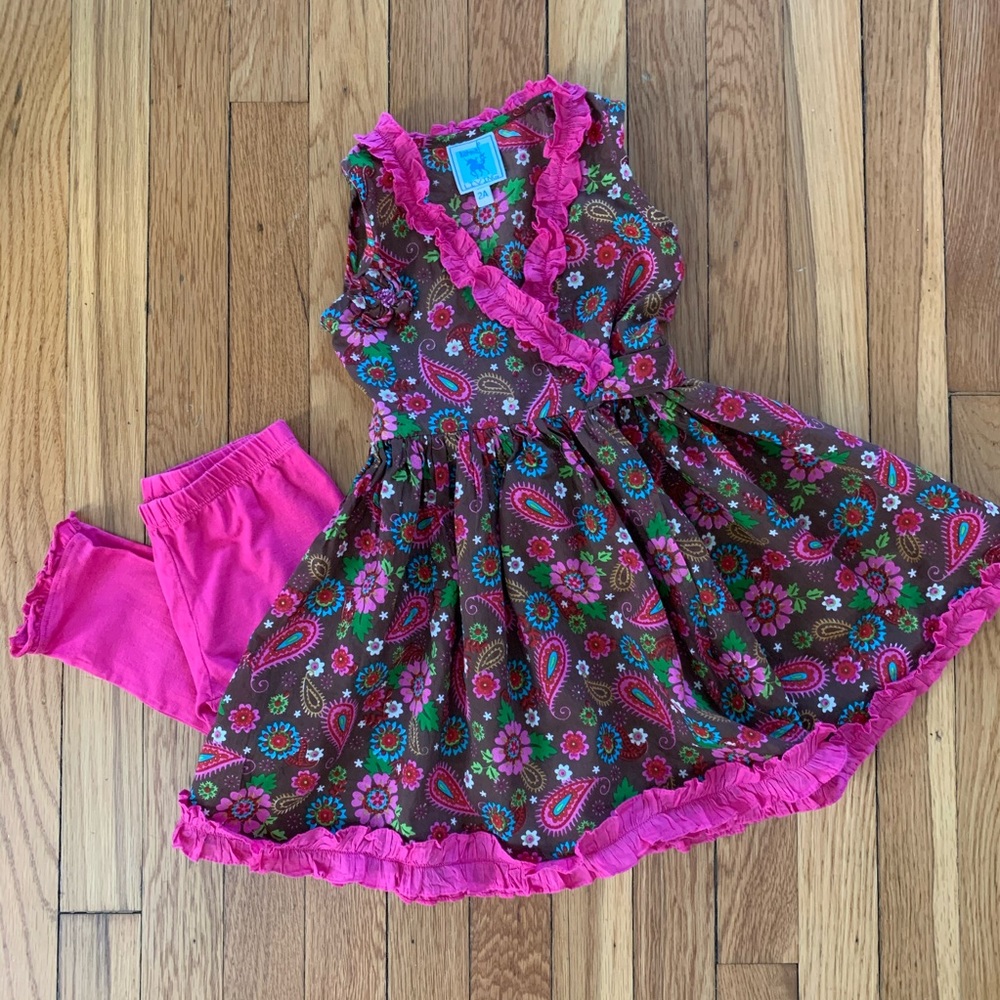 Karma Living 2T Sleeveless Wrap Dress